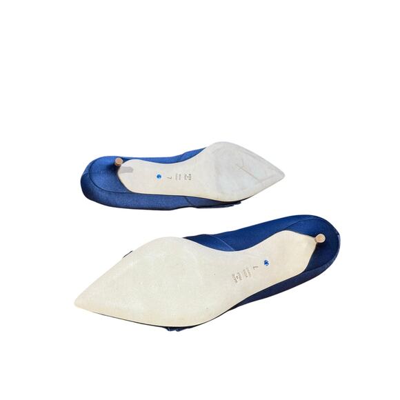 Something Bleu bridal heels size 7 excellent condition - Picture 5 of 6